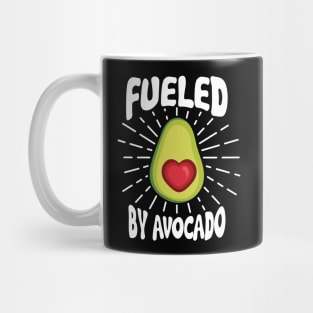 Fueled By Avocado Lover Vegan Plant Based Diet Gift Mug